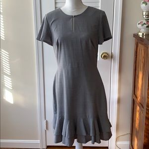 Banana Republic light grey work dress